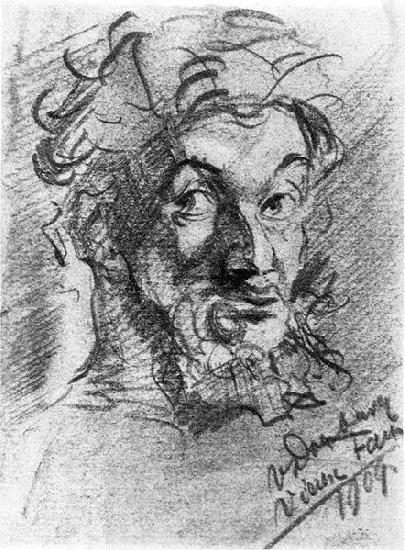 Theo van Doesburg Vieux Faun (self-portrait)